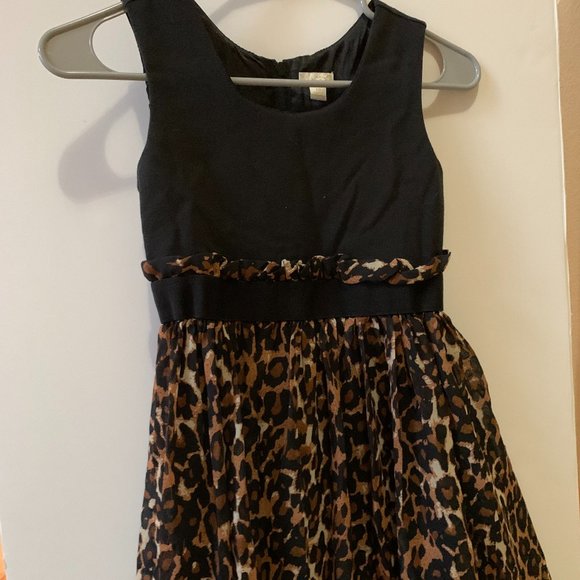 PLACE 89 GIRLS LEOPARD PRINT DRESS - Picture 1 of 3